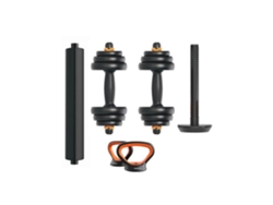 Kit de pesas V2 20Kg Xiaomi FED: mancuernas (pesos + barras) + barra + pesa rusa