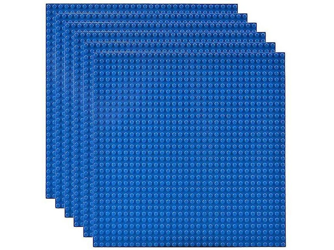 Placas Base Clásicas De Construcción De 25 X 25 Cm (10" X 10"), Paquete De 6 Unidades - Compatibles Con Las Principales Marcas.