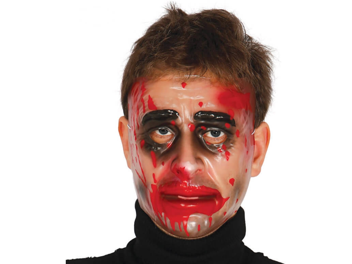 Máscara DISFRAZZES Zombie Transparente Con Sangre (Talla: Talla Universal)