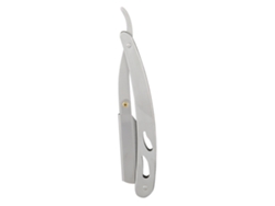Navaja De Barbear De Acero Inoxidable Plegable Con Hoja Reemplazable Para Barbers