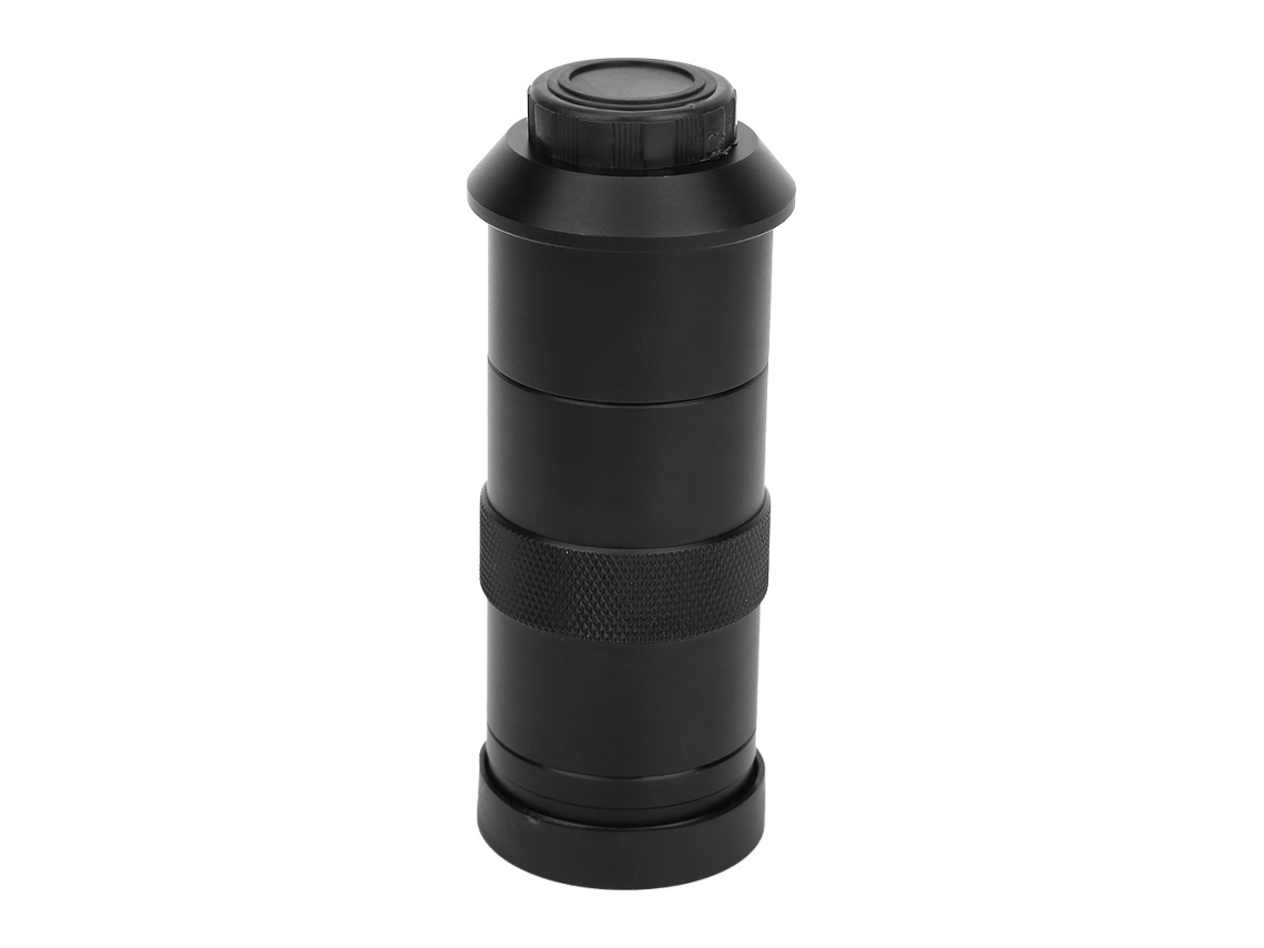 Lente De Microscopio Con Montura C, Lente De Cámara 100x Con Ocular Amplificador Y Accesorio Para Microscopio.