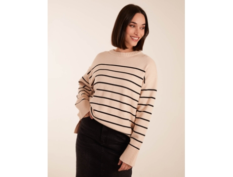 Camiseta de Mujer BLUE VANILLA Thin Crew Neck Poliéster Gris (M)