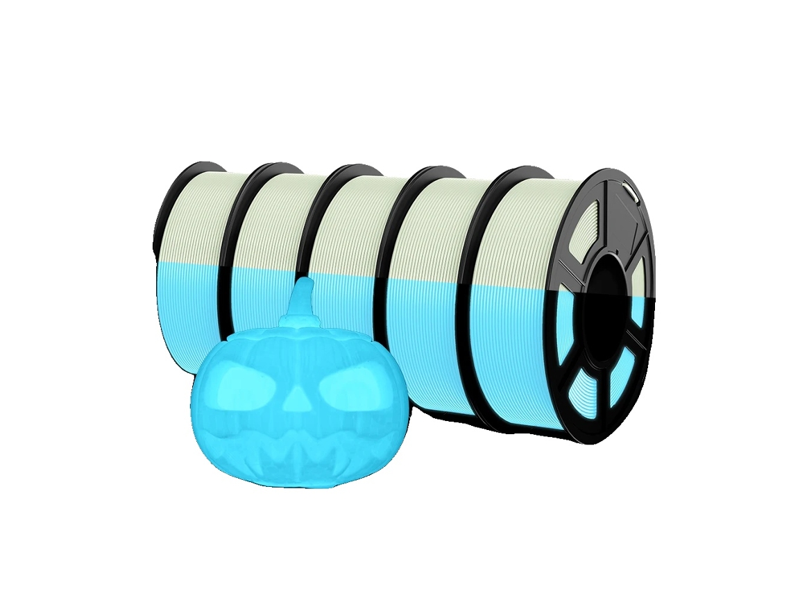 Filamento 3D, efecto luminoso, sin burbujas, PETG Noc 5wtb OEM