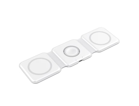 Cargador inalámbrico 3 en 1, carga inalámbrica rápida magnética CHRONUS, blanco