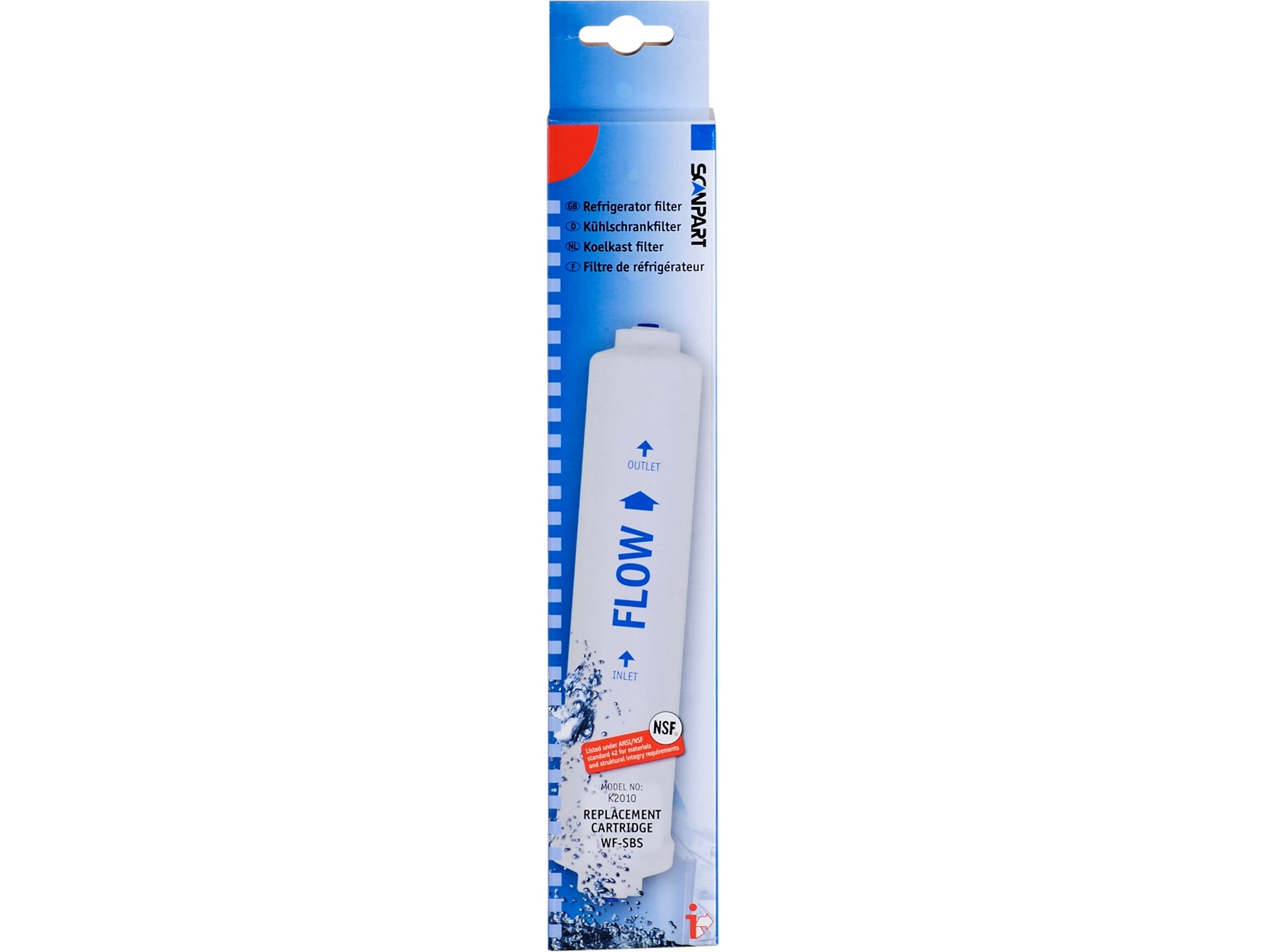 Filtro de Agua SCANPART WSF-100