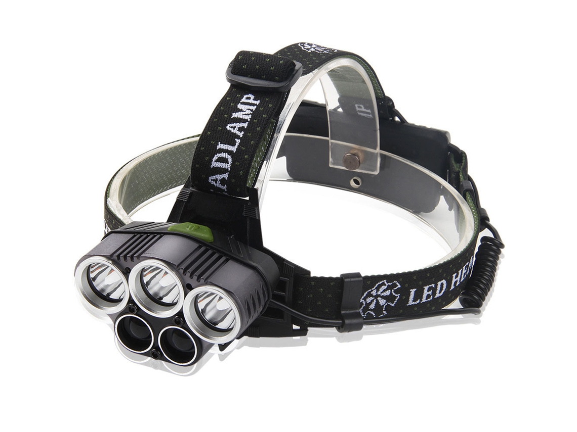 Linterna frontal LED recargable con ángulo ajustable Danu26