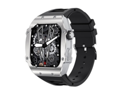 Reloj inteligente con llamadas Bluetooth, diseño resistente al agua, monitoreo de oxígeno en sangre, presión arterial y frecuencia cardíaca.