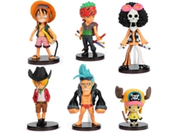 Set de Figuras OEM One Piece Zoro Chopper (6 unidades - 7 - 8 cm)