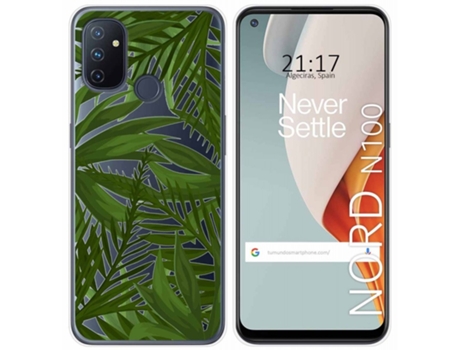 Carcasa OnePlus Nord N100 TUMUNDOSMARTPHONE Dibujos Transparente Multicolor