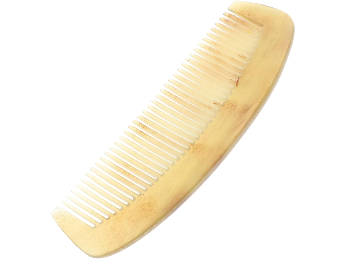 Peigne En Corne Antistatique 16 Cm Naturel De Massage Du Cuir Chevelu Mujer Cabello Bouclés Usage
