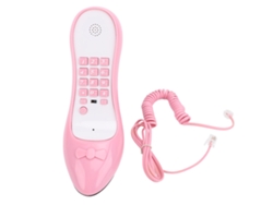Telefone em formato de sapato de salto alto com armazenamento decorativo de números em ABS para casa.