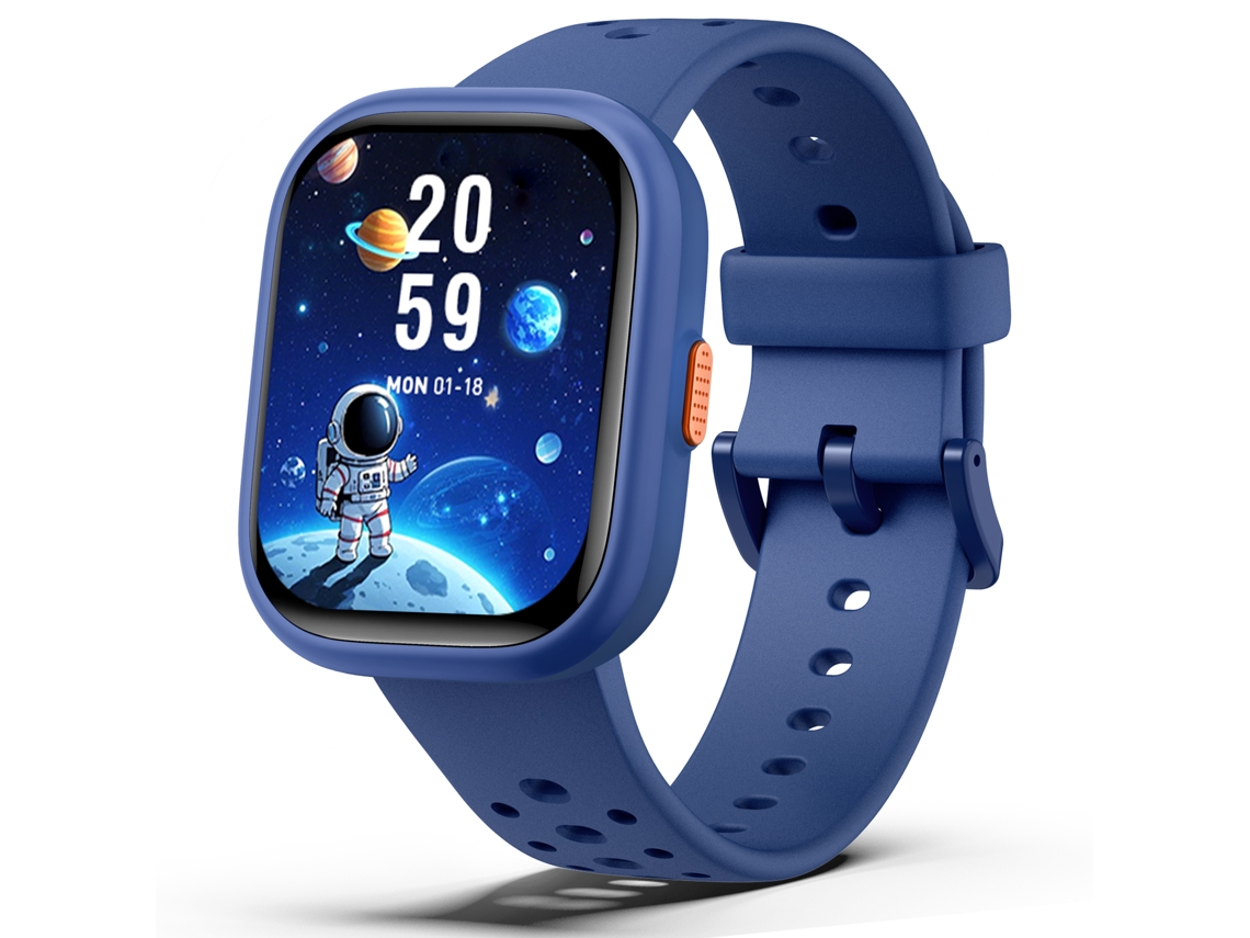 Reloj inteligente para niños de 1,5 pulgadas con 142 modos deportivos, monitor de sueño, frecuencia cardíaca, podómetro y resistencia al agua IP6.