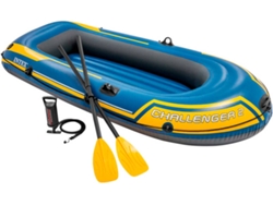 Barco hinchable INTEX challenger 2 & remos - (236x114x41 cm)