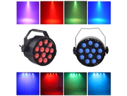 Rebe-lixada 30w 12*3 En 1 Rgb Led Luz Par Escenario Dmx512 Sonido Activado 7ch Para Fiesta Dj Pub Club Bar