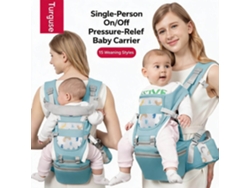 Portero Bebé Eifson Con Asiento De Cadera 0-48 Meses Transpirable (verde)