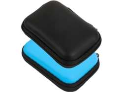 Estuche de 2 piezas para disco duro externo, estuche portátil para almacenamiento de discos duros, protección para viajes y almacenamiento. Jortmrd