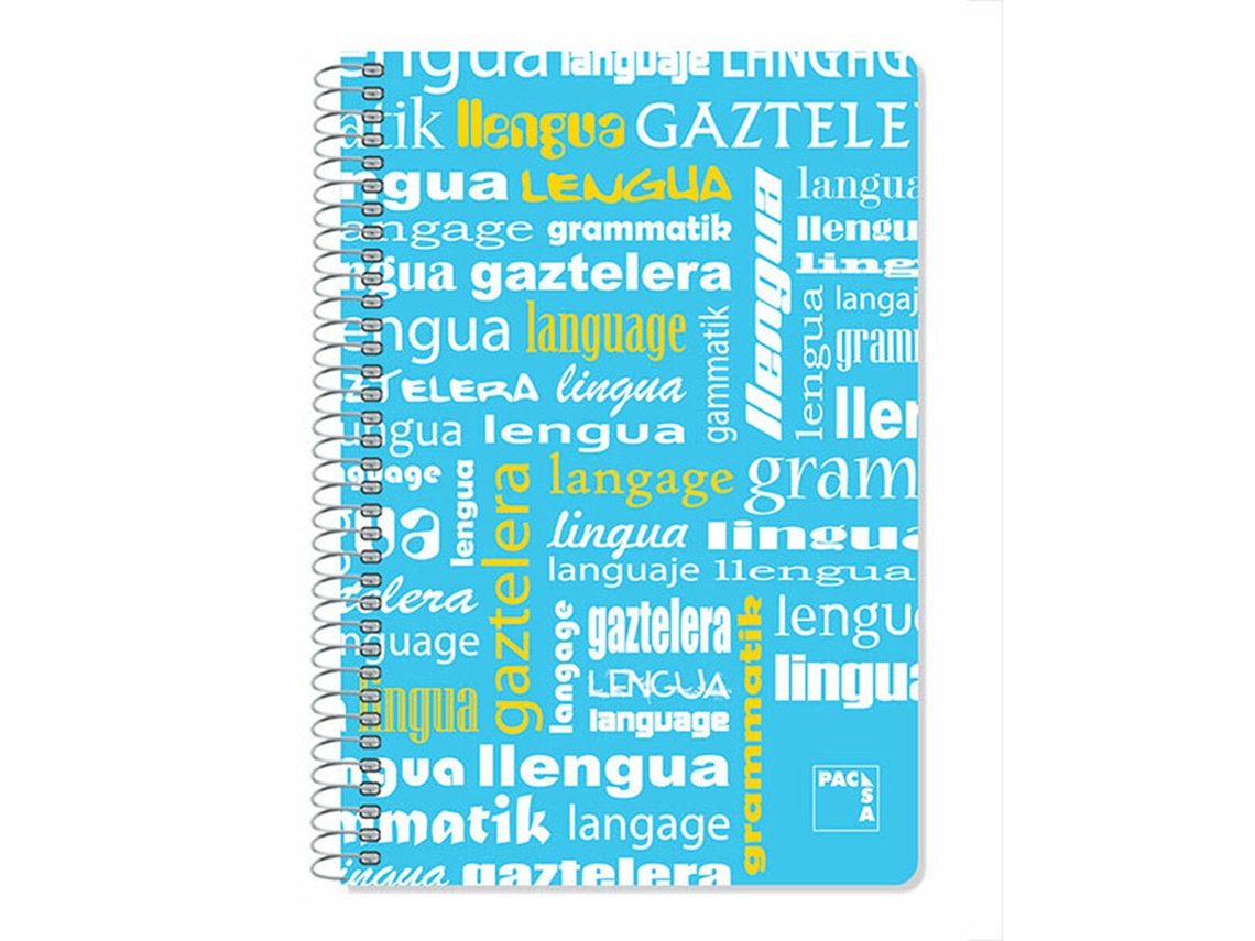 Cuaderno Pacsa Azul 80 Hojas Din A4 (4 Unidades)