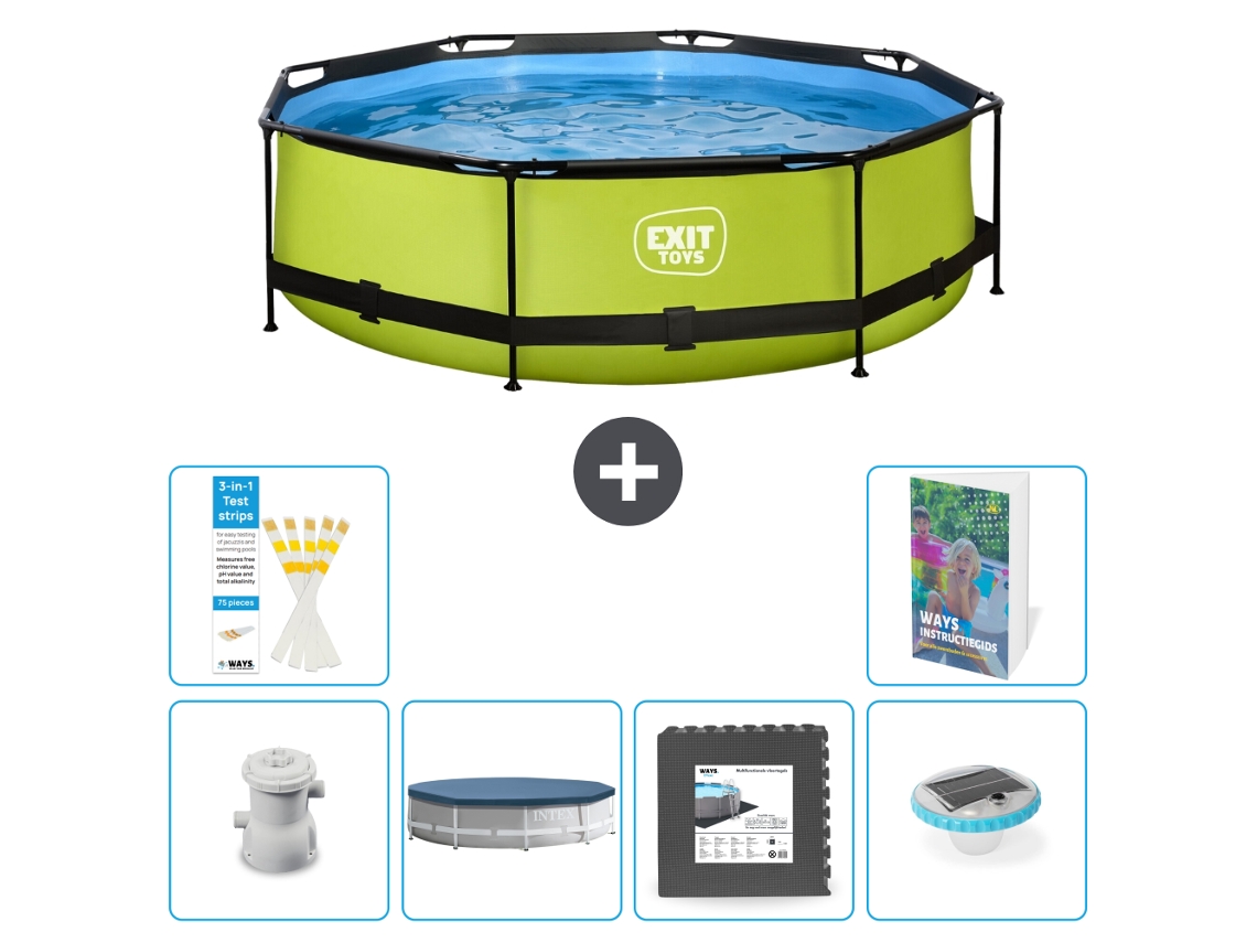 Exit-toys Piscina Exit Redonda - 300x76 Cm - 7-peças S312