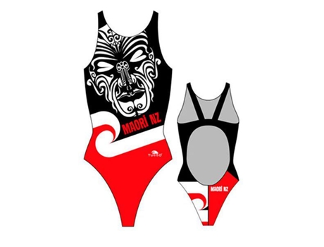 Traje de baño para Mujer TURBO Maori Nueva Zelanda Pro Resist Multicolor para Natación (S)