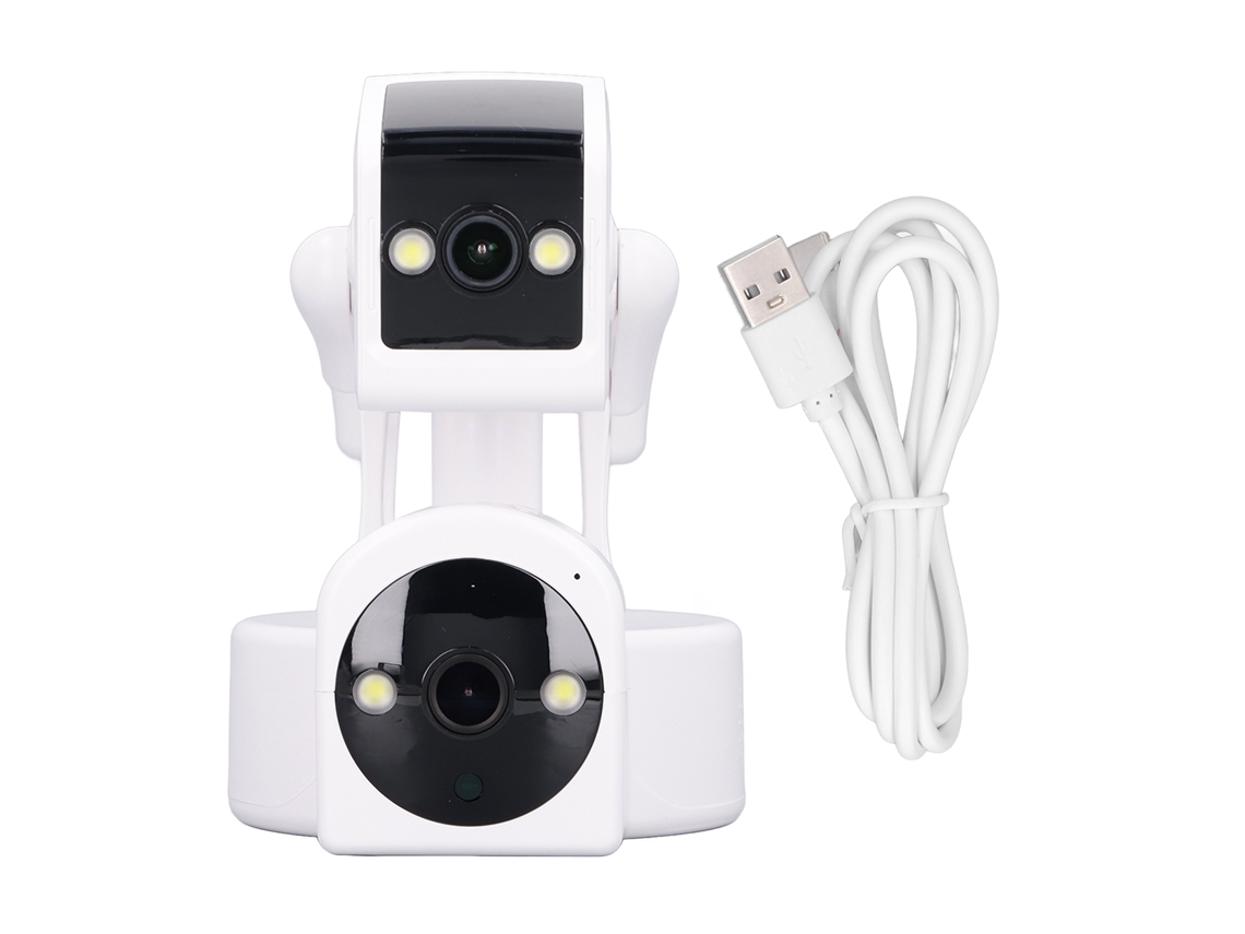Cámara Wifi Inalámbrica Hd 1080p De 3mp Con Visión Nocturna, Seguridad Para El Hogar Con Audio Bidireccional