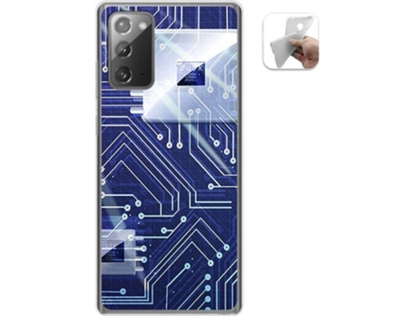 Carcasa Samsung Galaxy Note 20 TUMUNDOSMARTPHONE Circuito Multicolor