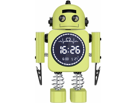 Reloj Despertador Digital Robot