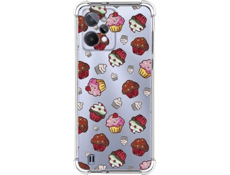 Carcasa para Realme C31 TUMUNDOSMARTPHONE Dibujos Antigolpes Muffins Multicolor