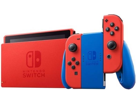 Consola Nintendo Switch V2 (Mario Red & Blue Edition - 32 GB)