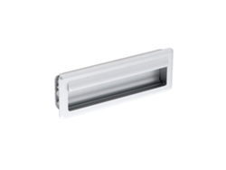 Tirador empotrable Aleación de zinc. Estilo Contemporáneo. Distancia entre ejes 128. Aluminio barnizado mate HARDWAREXCHANGE