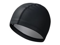 Gorro de natación suave, cómodo e impermeable para adultos - Negro