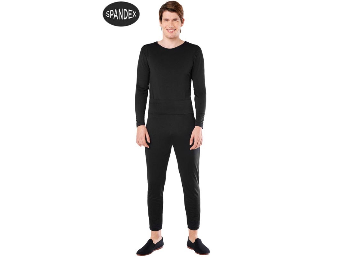 Disfraz Unisex CAR&GUS Conjunto de 2 medias negras de elastano (Tam.: M/L)