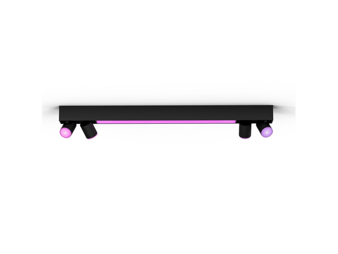 Foco empotrable Centris Spot de 4 luces, color blanco, negro V2, PHILIPS