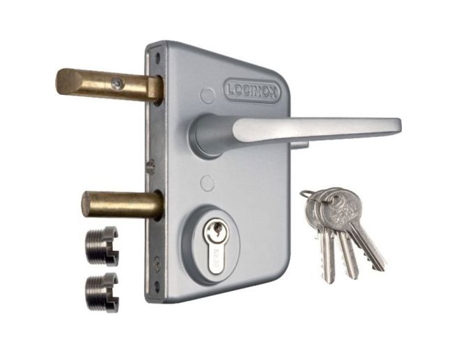 Cerradura Para Puerta Batiente Modelo Antiguo Tubo 30-50Mm Acabado Plata LOCINOX Lckx3030U2Lzilvvszm