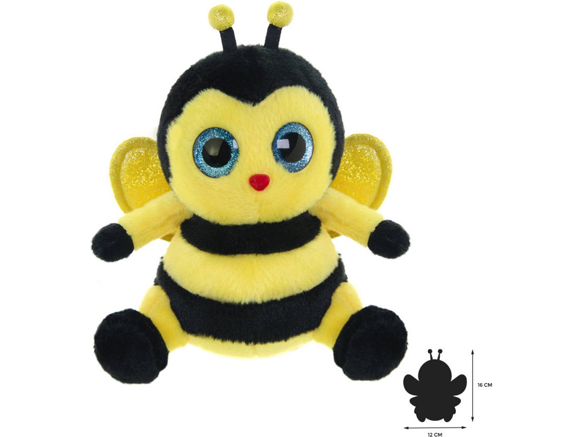 Peluche WILD PLANET Abeja (11x12x16cm - Poliéster)