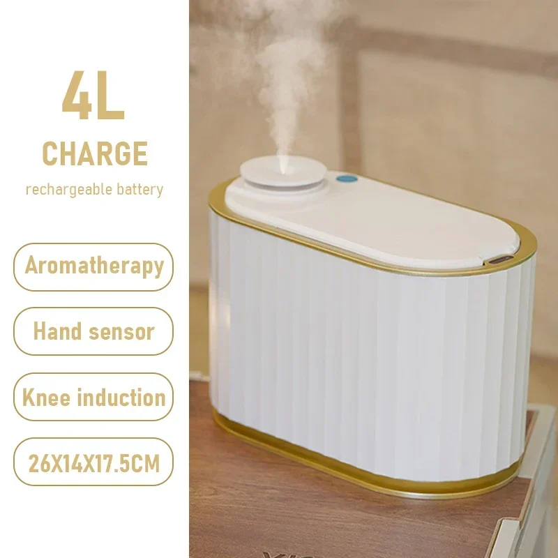 (aromaterapia Recargable De 4l) Bote De Basura De Aromaterapia Bote De Basura De Escritorio Para Baño Mini Bote De Basura Inteligente