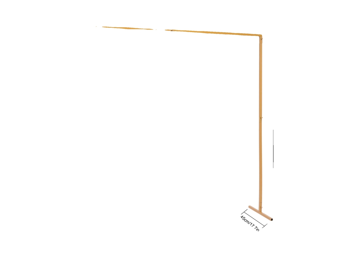 Arco de flores, estructura de hierro resistente, altura ajustable, amarillo, M OEM