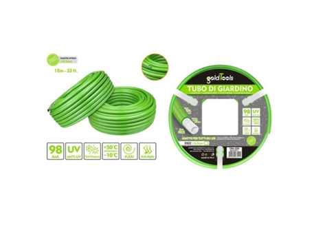 Manguera de Jardín Pvc Verde Bomba de Agua 10Metros 33Ft Ø6.5Mm 57511 KAELA