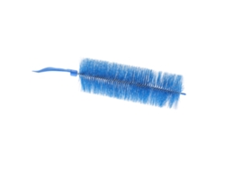 Cepillo azul flexible de mango largo para limpiar ventiladores