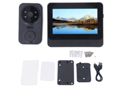 Sistema De Portero Video Inalámbrico 4.3" Ips Visión Nocturna Intercomunicación Bidireccional