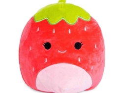 Peluche De 28 Cm (11 Pulgadas) - Fruta O Animal Ultrasuave, Muñeco De Peluche Suave, Almohada Para Abrazar (fresa)