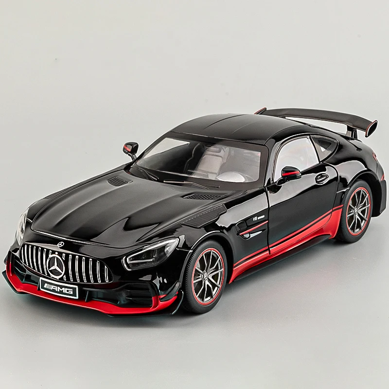 Miniatura De Carro Em Liga Metálica Na Escala 1:18, Com Efeitos De Som E Luz.
