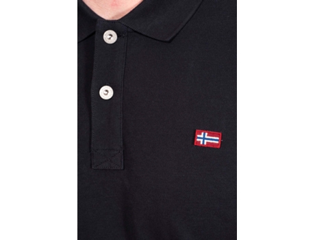 Polo de Hombre NAPAPIJRI Algodón Negro (M)