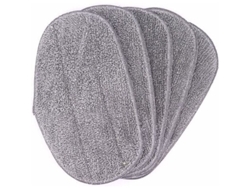 5 Almohadillas De Microfibra De Repuesto Para Cepillos De Vapor, 32x17,5 Cm, Lavables Y Reutilizables.