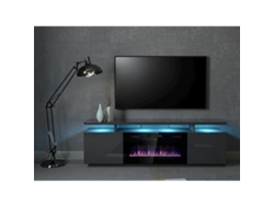 Mueble de TV CAMA MEBLE EVAKOM GR/GR Grafito Madera MDF Aglomerado 180x52x40 cm