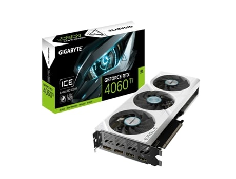 Tarjeta Gráfica GIGABYTE GV-N406TEAGLEOC ICE-8GD (GDDR6 - Geforce RTX 4060 Ti)