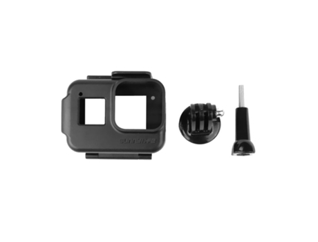 Funda protectora de marco de plástico a prueba de golpes Protector de carcasa para GoPro Hero8 negro