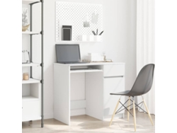 Escritorio | Mesa | Escritorio 86x49x76 cm Derivados de madera Blanco