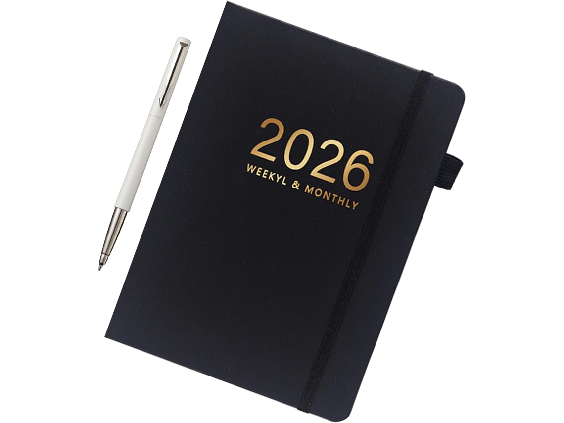 Agenda Semanal Y Mensual 2026 Cuaderno De Gesti N Del Tiempo A5 Organizador Bolsillo Para Adultos Viajes Estudios Hogar