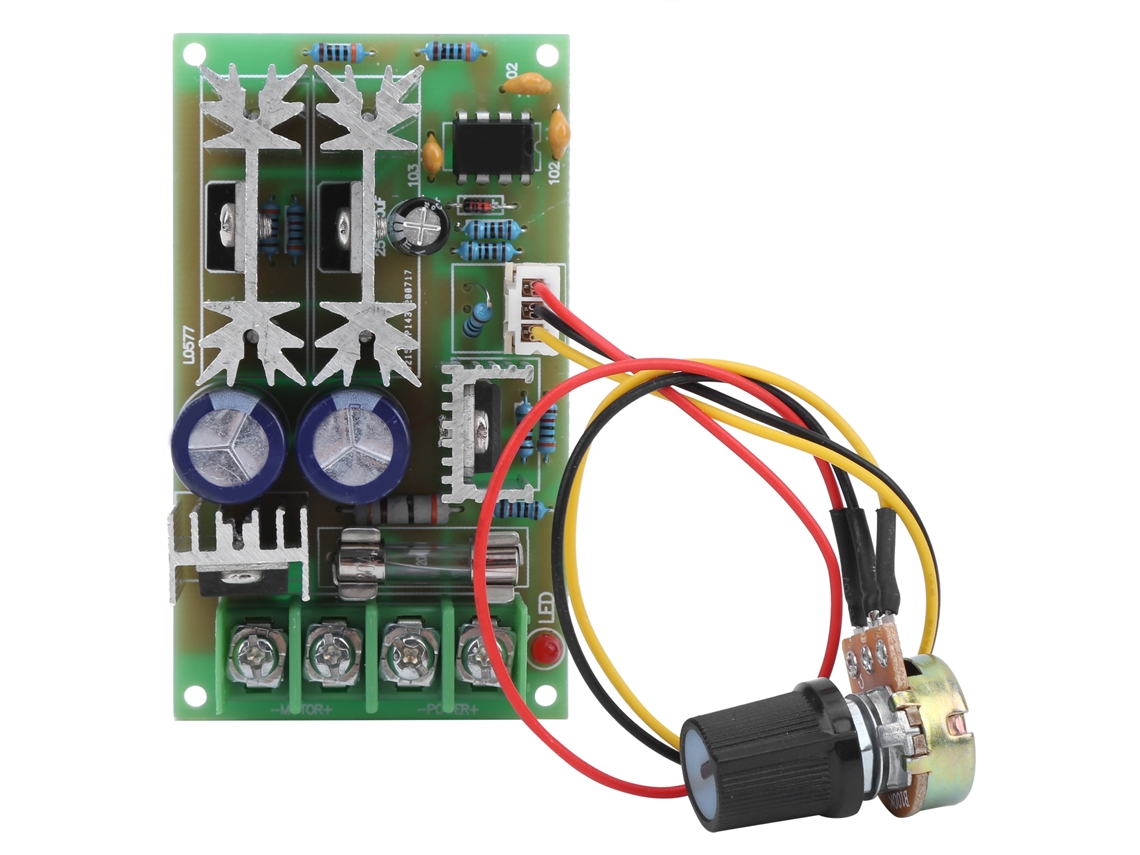 Módulo de control de velocidad para motor de CC 12V/24V/36V/48V PWM 20A Sin marca
