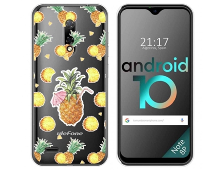 Carcasa Ulefone Armor Note 8P TUMUNDOSMARTPHONE Dibujos Transparente Multicolor